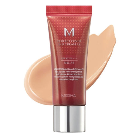 Missha M Perfect Cover BB Cream, Cool Natural Beige No. 24 - 20 ml