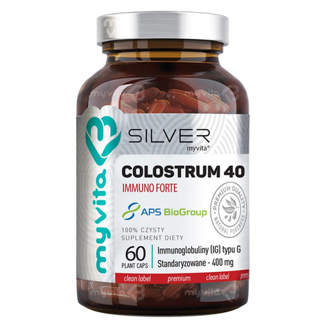 MyVita Silver Colostrum 40 Immuno Forte - 60 Capsules