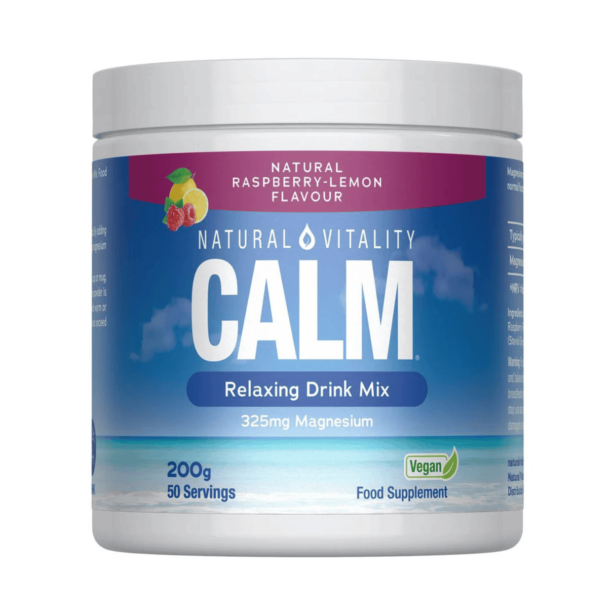 Natural Vitality CALM Gummies Raspberry-Lemon - 200 g