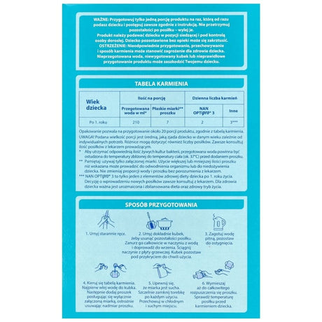 Nestle NAN OPTIpro 3, Milk-Based Product for Infants - 650 g