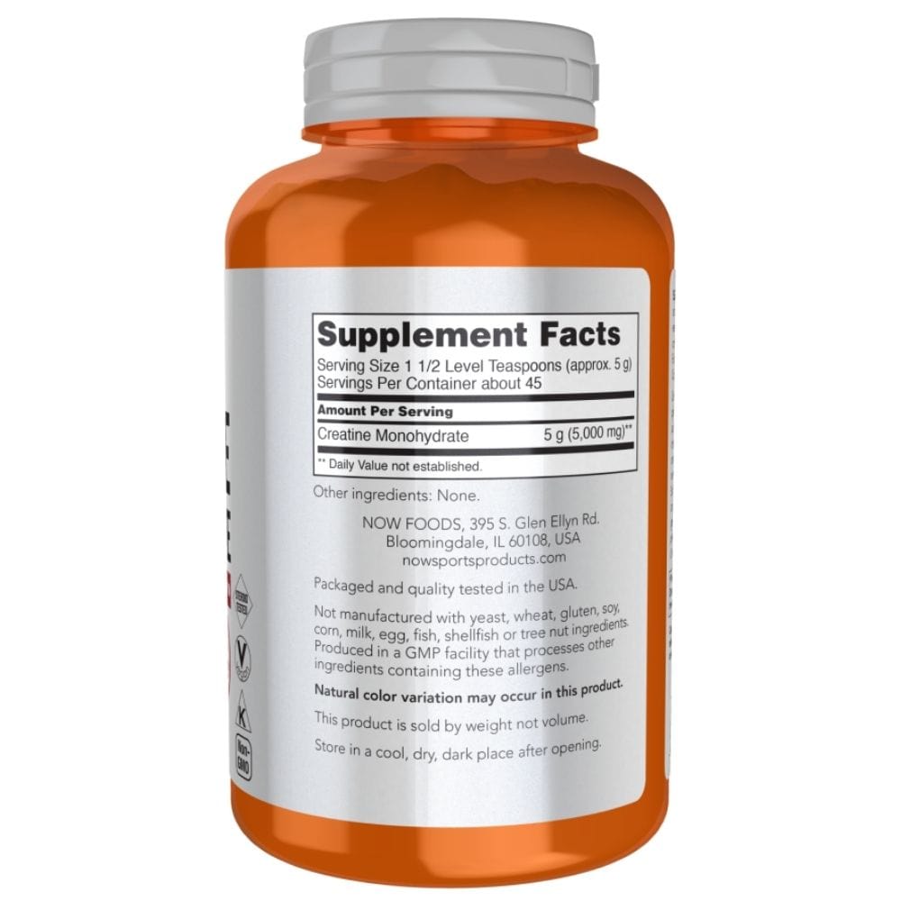 Now Foods Creatine Monohydrate Powder - 227 g