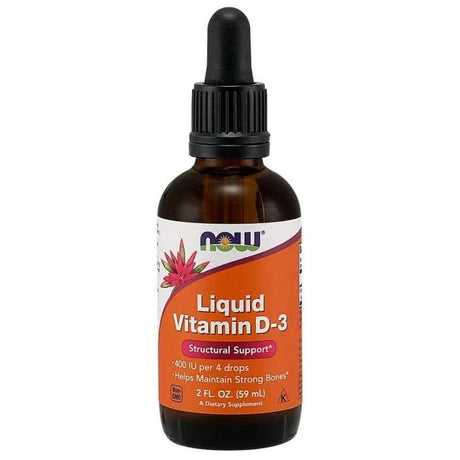 Now Foods Liquid Vitamin D-3 - 59 ml