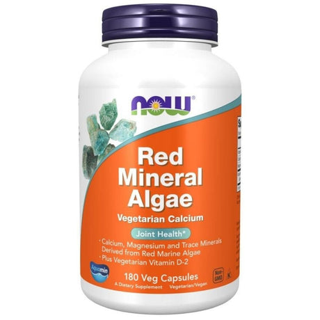 Now Foods Red Mineral Algae Aquamin® - 180 Capsules