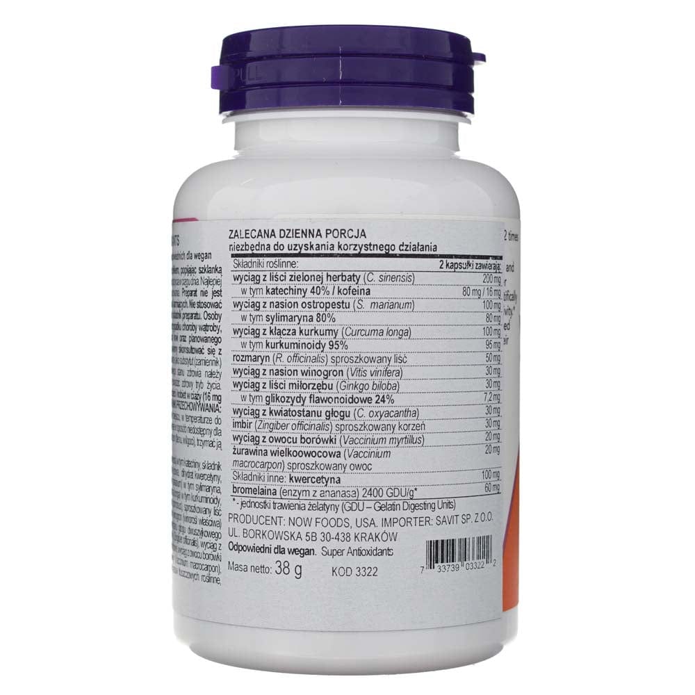 Now Foods Super Antioxidants - 120 Veg Capsules