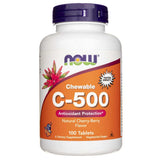 Now Foods Vitamin C-500 Cherry Chewable - 100 Tablets