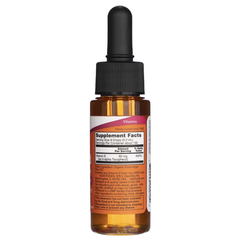 Now Foods Vitamin E Liquid - 30 ml