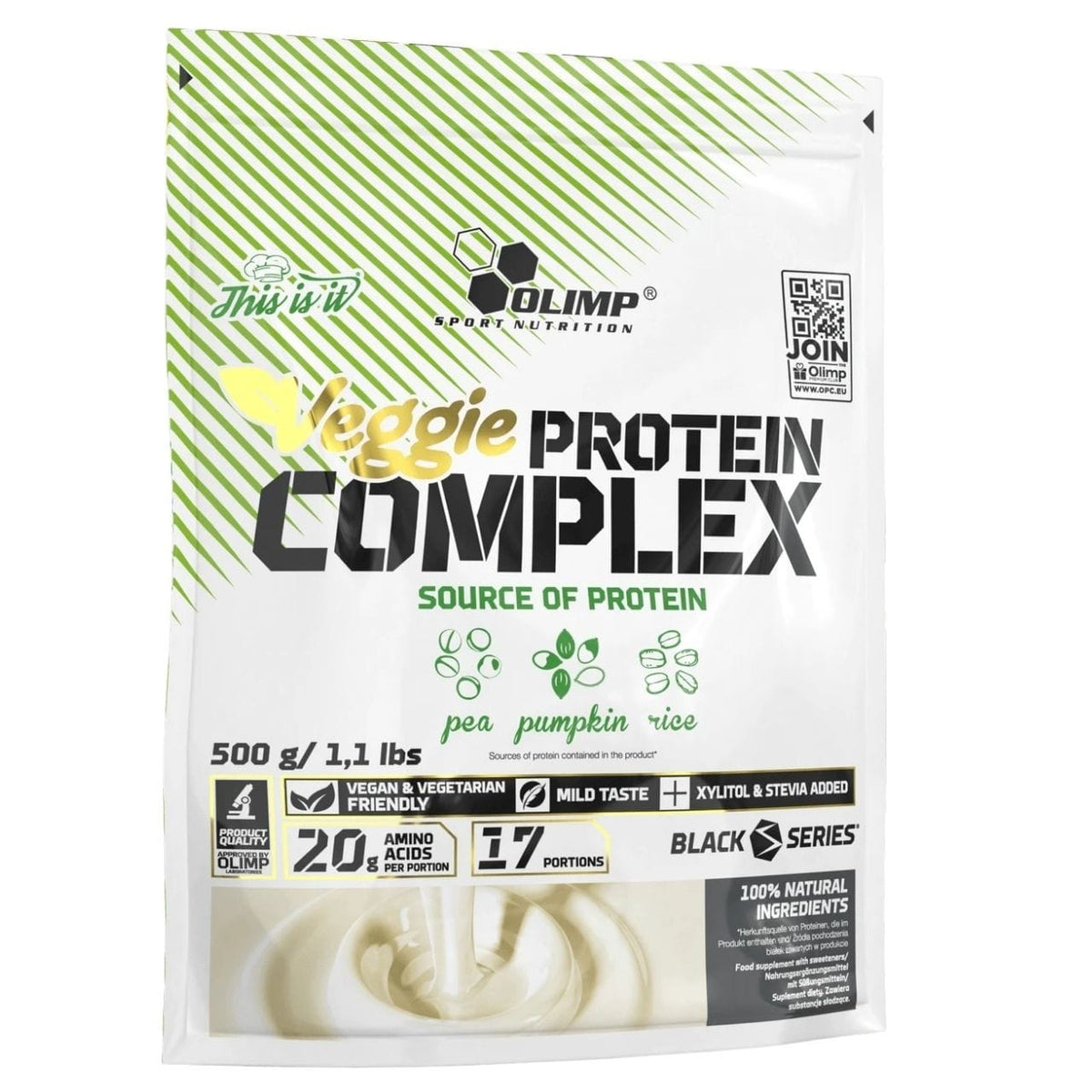 Olimp Labs Veggie Protein Complex, Neutral - 500 g