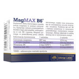 Olimp MagMAX B6 (Magnesium Citrate 687 mg + Vit. B6 and Thiamine) - 50 Tablets