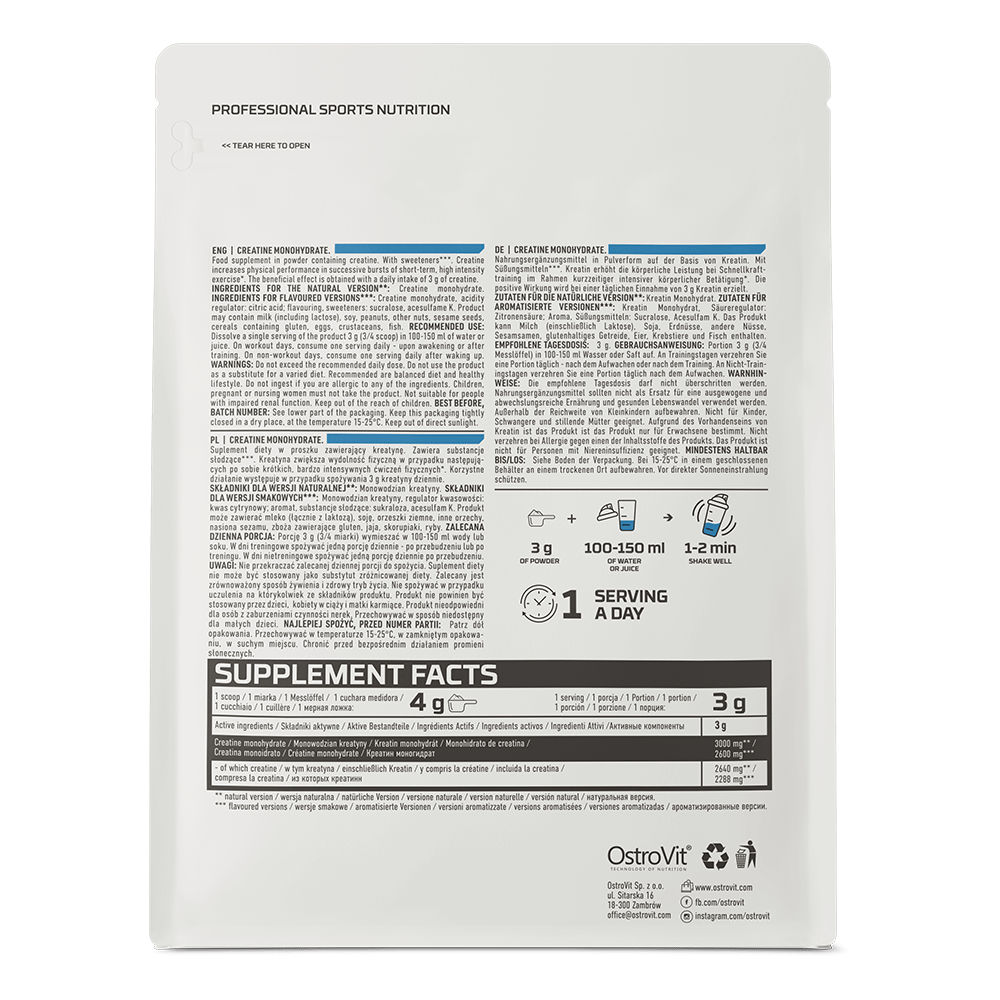 Ostrovit Creatine Monohydrate - 500 g