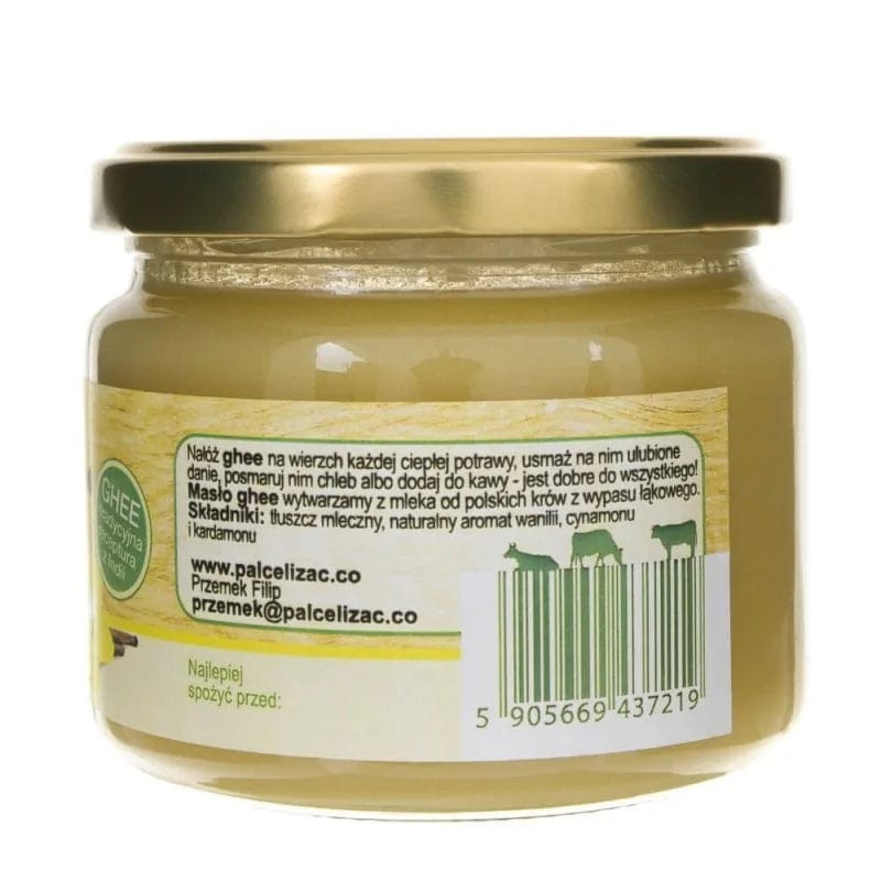 Palce Lizać Clarified Ghee Butter, Vanilla - 320 ml