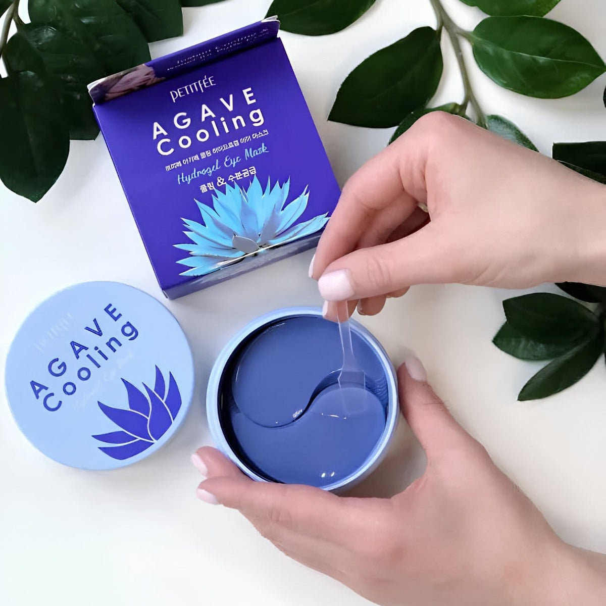 Petitfee Agave Cooling Hydrogel Eye Pads - 60 Pieces