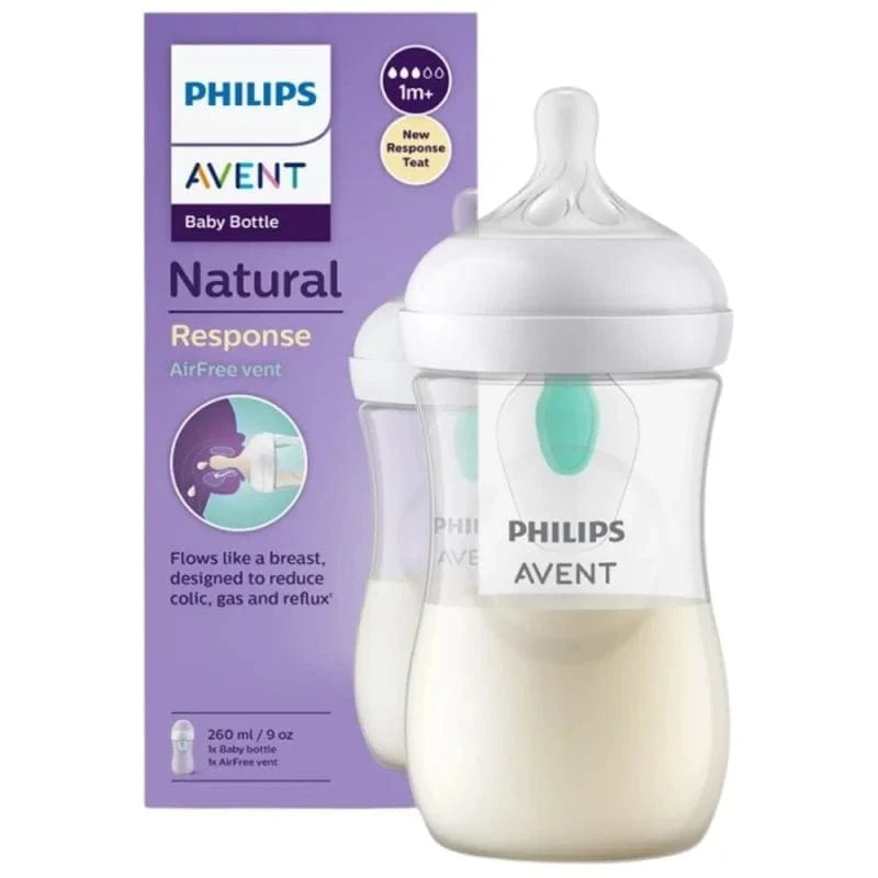 Philips Avent Responsive Natural Bottle with AirFree Anti-Colic Valve - 260 ml