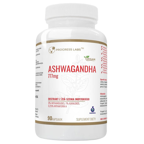 Progress Labs Ashwagandha 777 mg - 90 Capsules