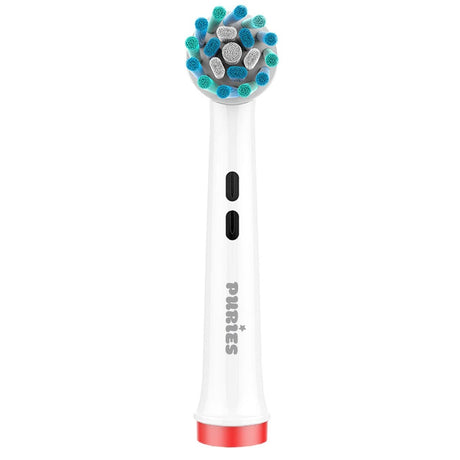 Puries Spiral Toothbrush Heads for Oral-B - 4 Pieces
