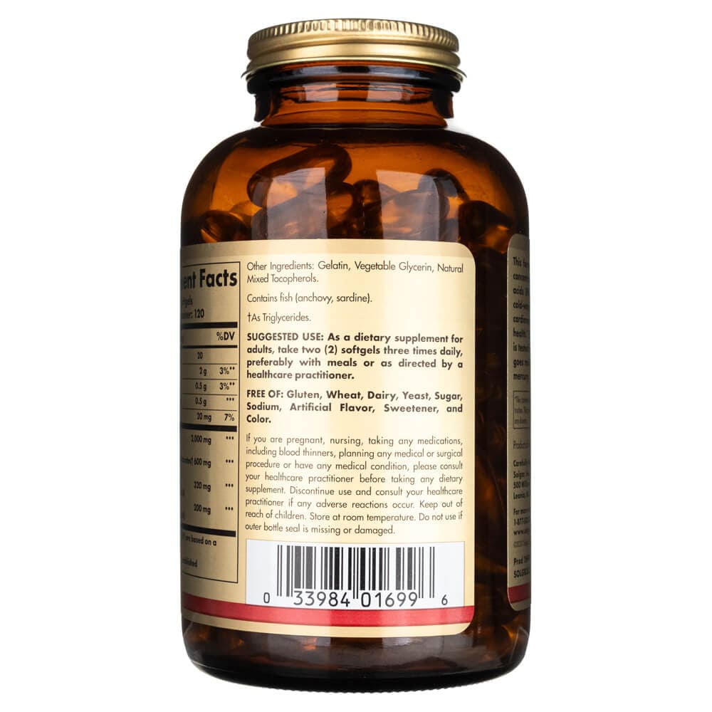 Solgar Omega-3 Fish Oil Concentrate - 240 Softgels