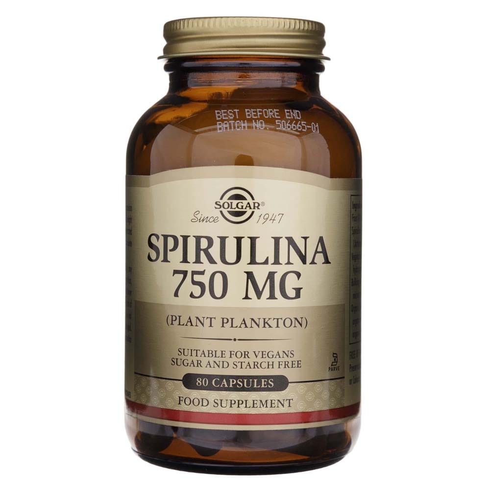 Solgar Spirulina - 80 Capsules