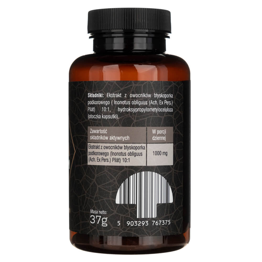 Solve Labs Chaga Mushroom Inonotus Obliquus - 60 Capsules