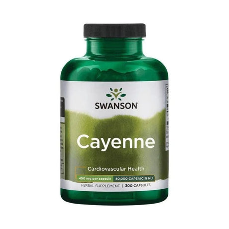 Swanson Cayenne 450 mg - 300 Capsules