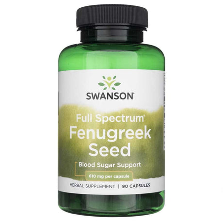 Swanson Fenugreek Seed 610 mg - 90 Capsules