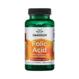 Swanson Folic Acid 800 mcg - 250 Capsules