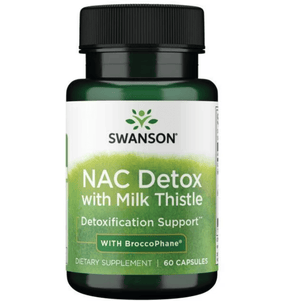 Swanson NAC Detox with Milk Thistle - 60 Capsules
