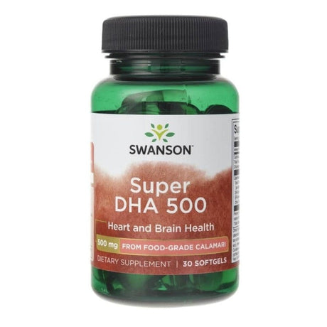 Swanson Super DHA 500 - 30 Capsules