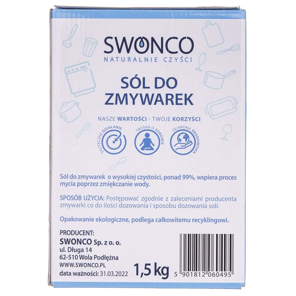 Swonco Dishwasher Salt - 1.5 kg