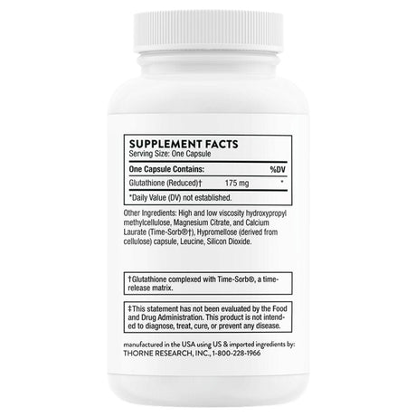 Thorne Research Glutation-SR - 60 Capsules