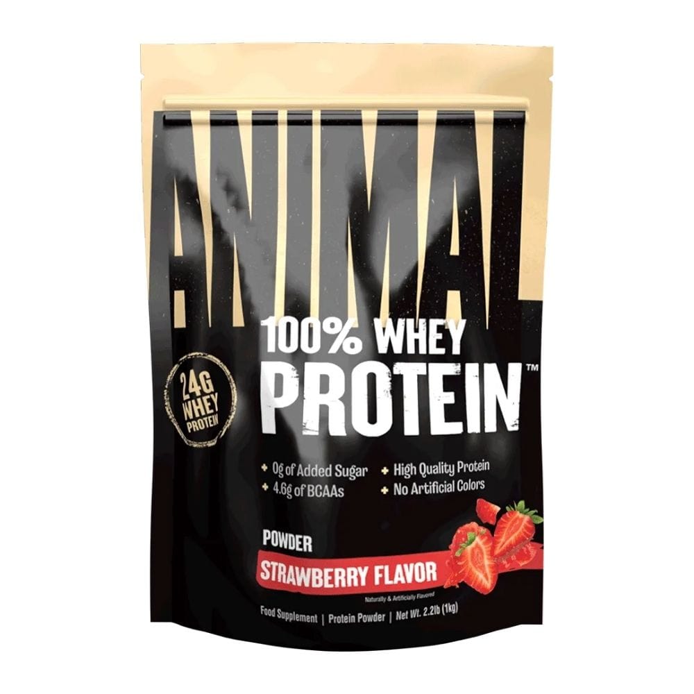 Universal Nutrition Animal 100% Whey Protein, Strawberry - 1000 g