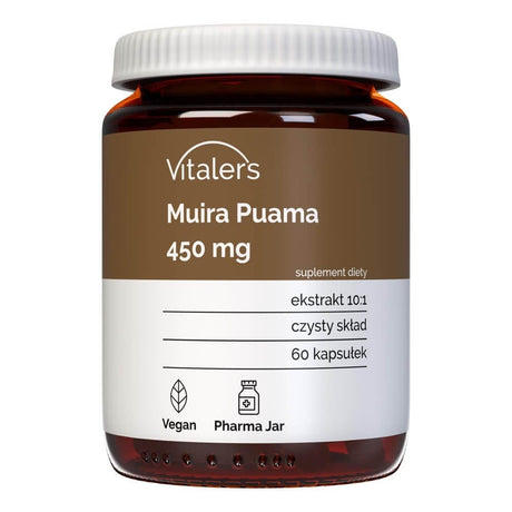 Vitaler's Muira Puama (Ptychopetalum) 450 mg - 60 Capsules