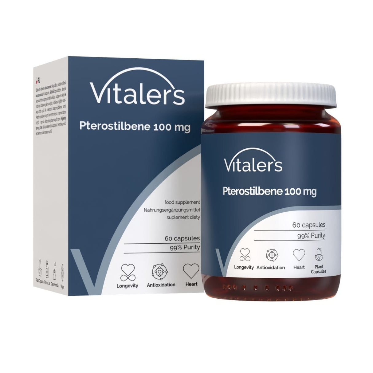 Vitaler's Pterostilbene 100 mg - 60 Capsules
