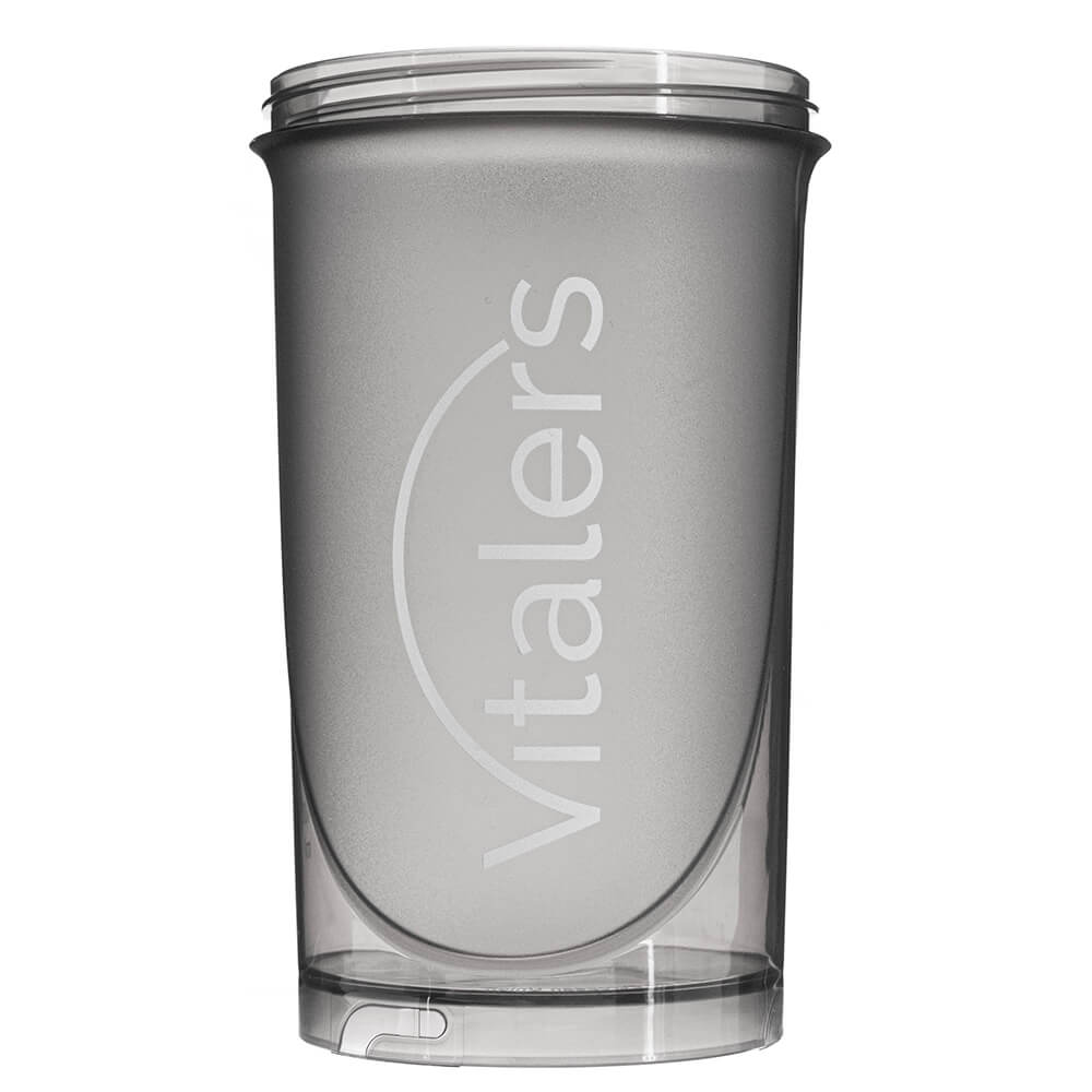 Vitaler's Shaker with Strainer, Black - 500 ml + 150 ml