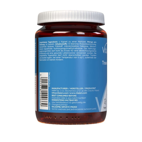 Vitaler's Travel Probiotic - 30 Capsules
