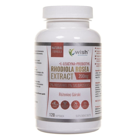 Wish Rhodiola Rosea Extract 200 mg - 120 Capsules