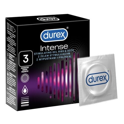 Durex Intense Orgasmic Condoms - 3 pieces