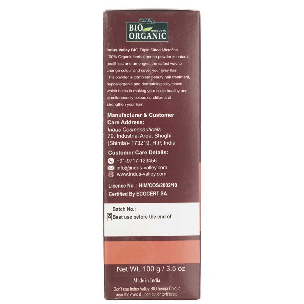 Indus Valley Henna Hair Colour Mahogany - 100 g