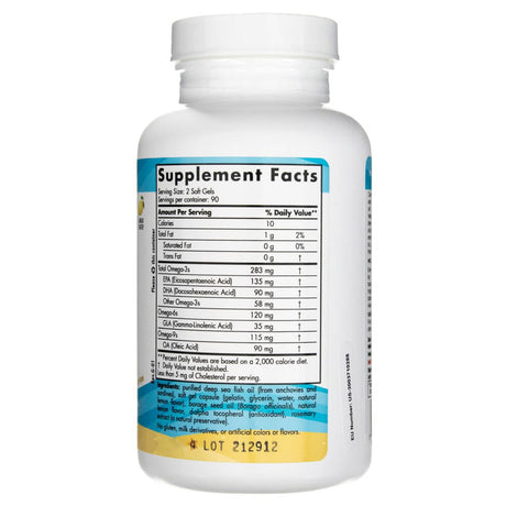 Nordic Naturals Complete Omega Junior Lemon - 180 Softgels