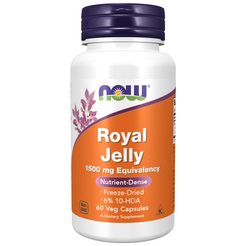 Now Foods Royal Jelly 1500 mg - 60 Veg Capsules