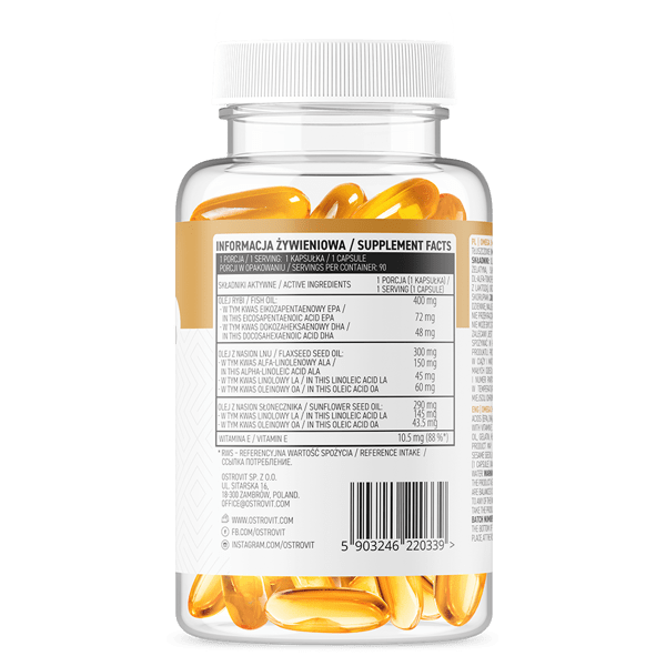 Ostrovit Omega 3-6-9 - 90 Capsules