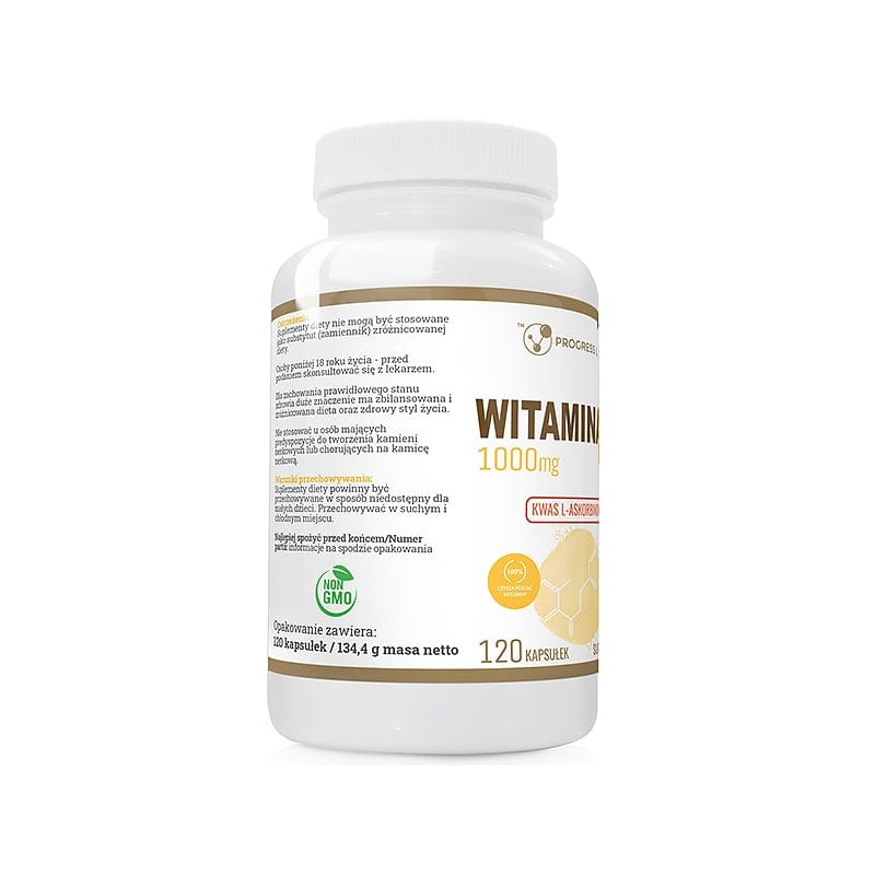 Progress Labs Vitamin C 1000 mg - 120 Capsules