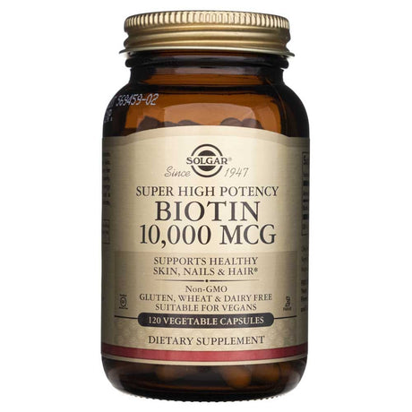 Solgar Biotin 10000 mcg - 120 Veg Capsules