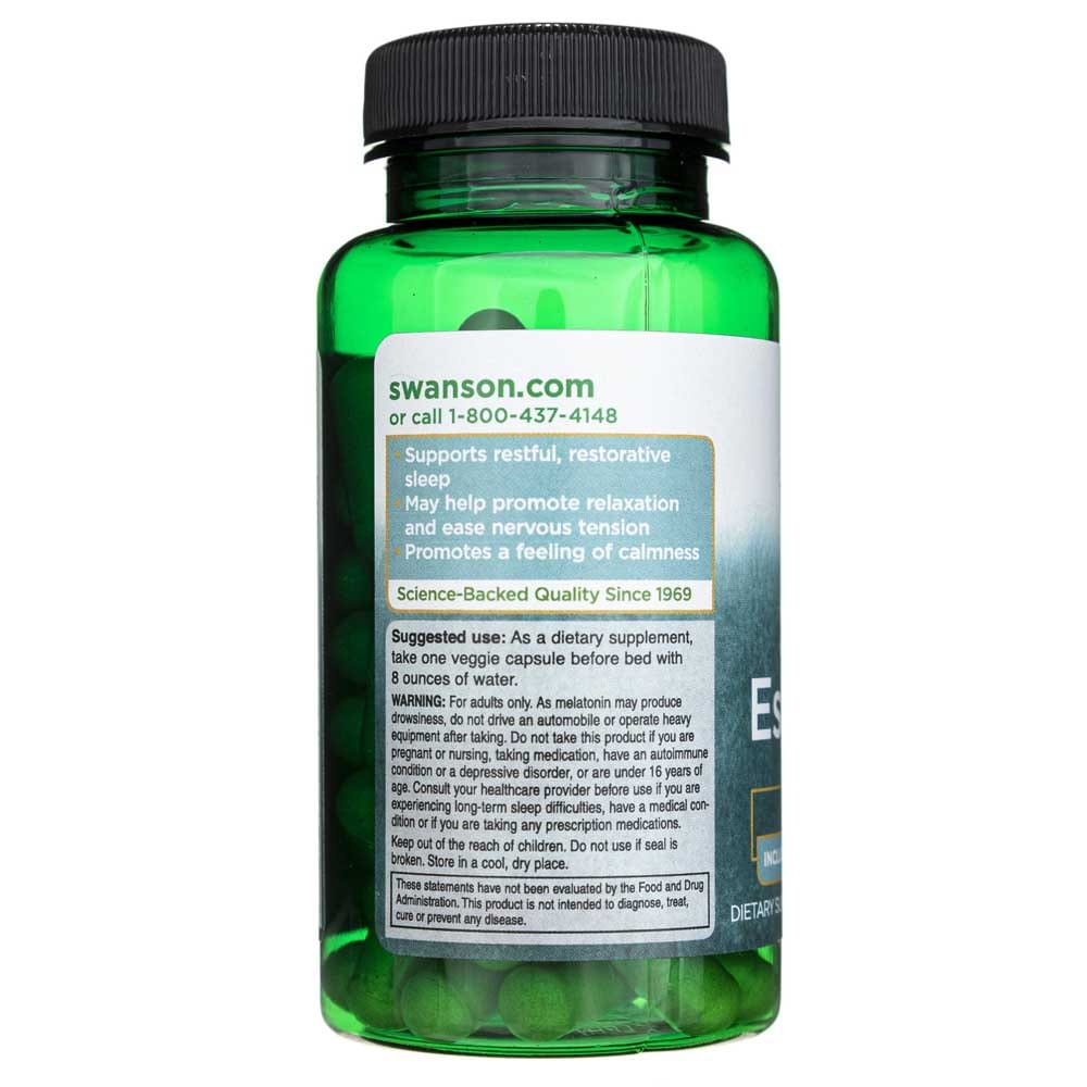 Swanson Sleep Essentials - 60 Veg Capsules