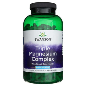 Swanson Triple Magnesium Complex 400 mg - 300 Capsules