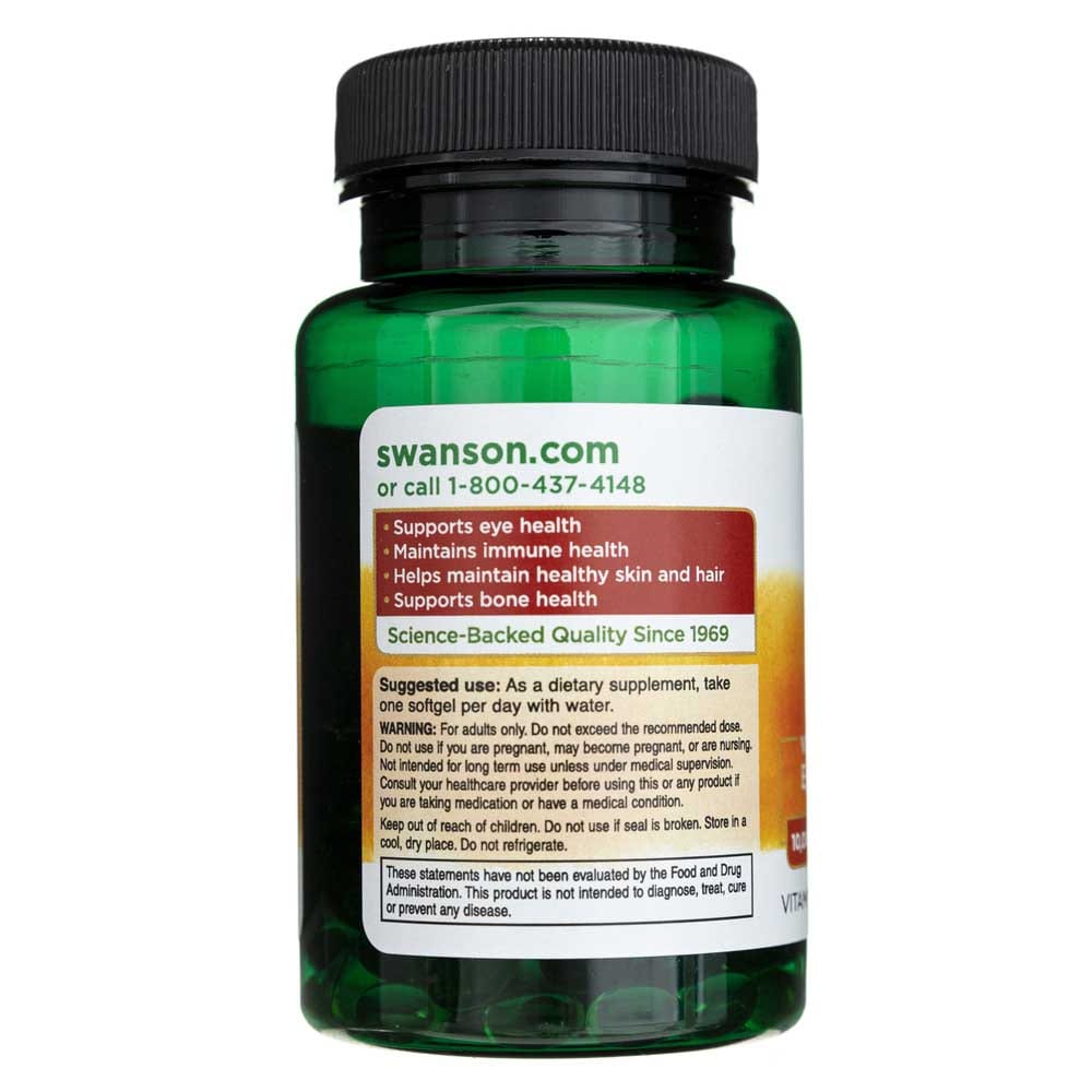 Swanson Vitamina A 3000 mcg (10000 IU) - 250 Softgels